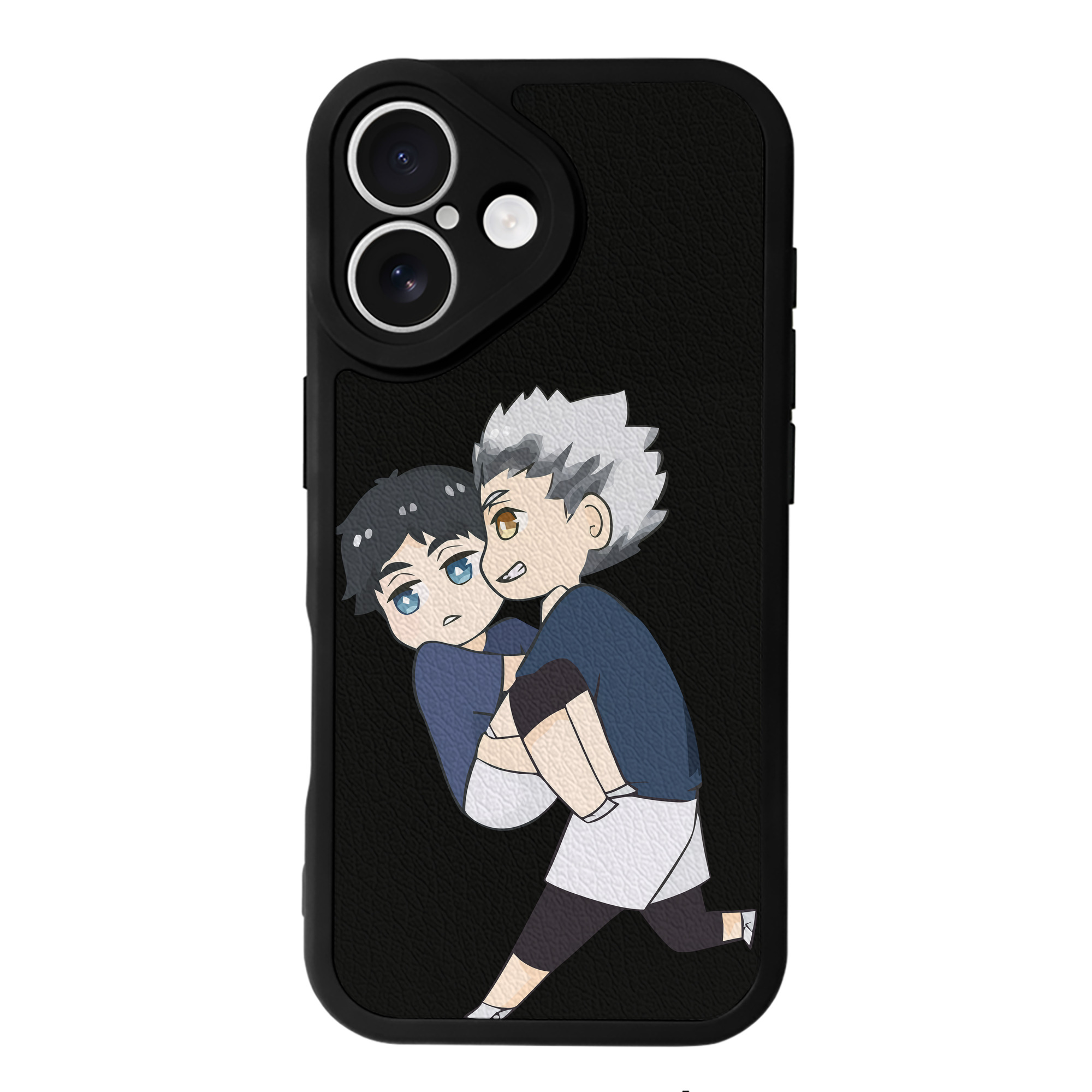 （画像用） ハイキュー!! Haikyu!! 【iPhone 16シリーズ対応】シリコンスマホケース（レザー調） 材質：シリコン
